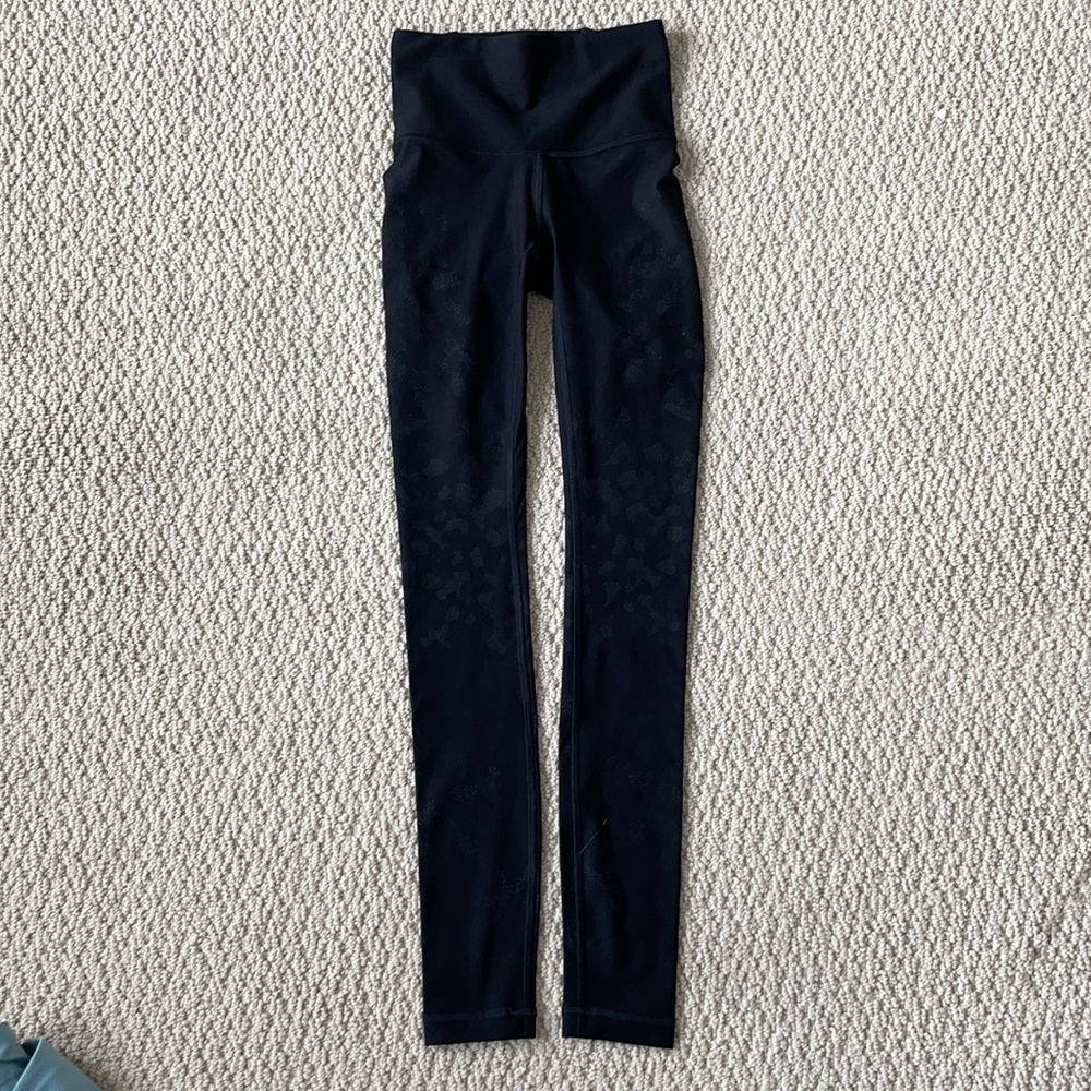 Lululemon, size 2, 28”,black